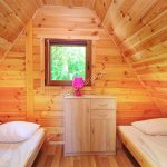 Ładne, czyste i zadbane domki drewniane w Sarbinowie